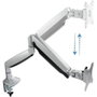 Tooq DB3032TNR-S Soporte de Monitor de 13 a 32 Pulgadas con Pistón de Gas, Plata